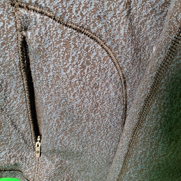 Lululemon Rulu Half Zip Pullover w/ Hand Warmers and Reflective Spray Jacquard 8 - Picture 7 of 8
